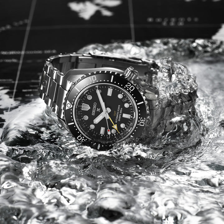 Seiko Prospex 1968 Heritage Diver’s GMT 'Dark Depths' 42mm Automatic Watch SPB383