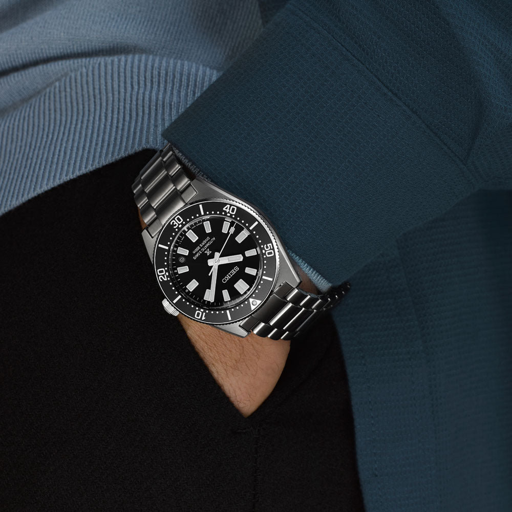 Seiko Prospex 1965 Heritage Diver’s 'Cove Black' 40mm Automatic Watch SPB453 - Michael Jones Jeweller