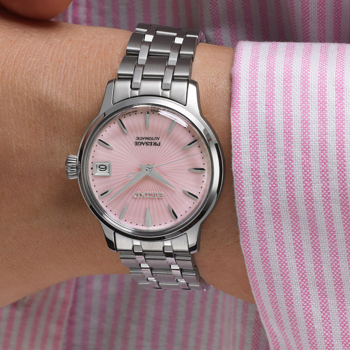 Seiko Presage Cocktail Time 'Cosmopolitan' Automatic 33.8mm Watch SRP839