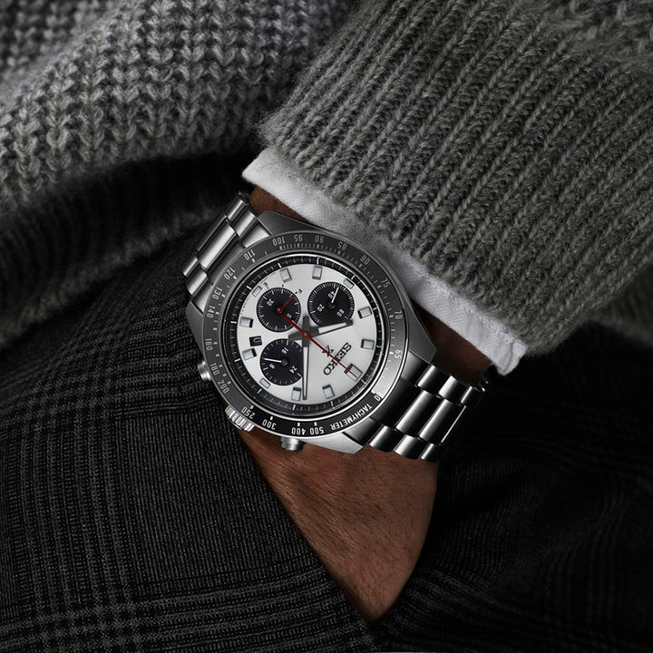 Seiko Prospex ‘Go Large’ Solar Speedtimer 41.4mm Chronograph Watch SSC911