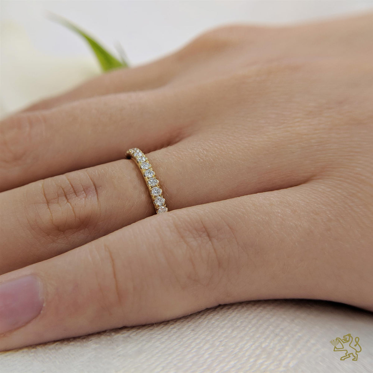 Skye Eternity Bridal 0.22ct Diamond 18ct Rose Gold Eternity Ring - Michael Jones Jeweller
