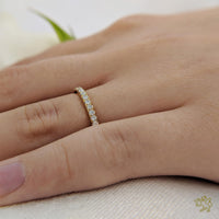 Skye Eternity Bridal 0.22ct Diamond 18ct Yellow Gold Eternity Ring - Michael Jones Jeweller