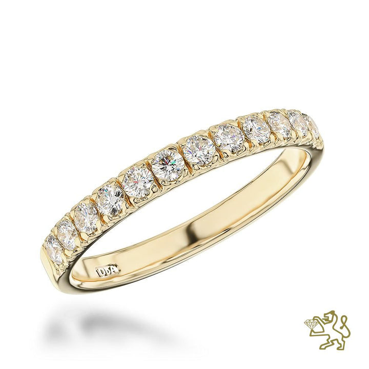 Skye Eternity Bridal 0.53ct Diamond 18ct Yellow Gold Eternity Ring