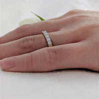 Skye Eternity Bridal 0.53ct Diamond 18ct Yellow Gold Eternity Ring - Michael Jones Jeweller