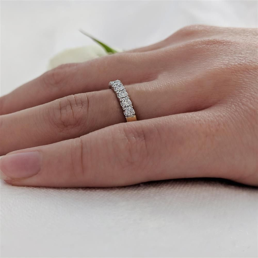 Skye Eternity Bridal 0.53ct Diamond 18ct Yellow Gold Eternity Ring - Michael Jones Jeweller