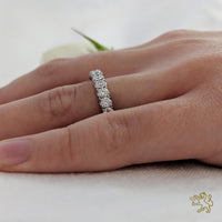 Skye Eternity Bridal 0.78ct Diamond 18ct Yellow Gold and Platinum Eternity Ring - Michael Jones Jeweller