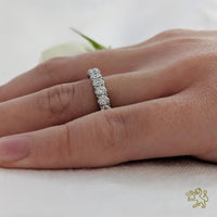 Skye Eternity Bridal 0.78ct Diamond 18ct Yellow Gold and Platinum Eternity Ring