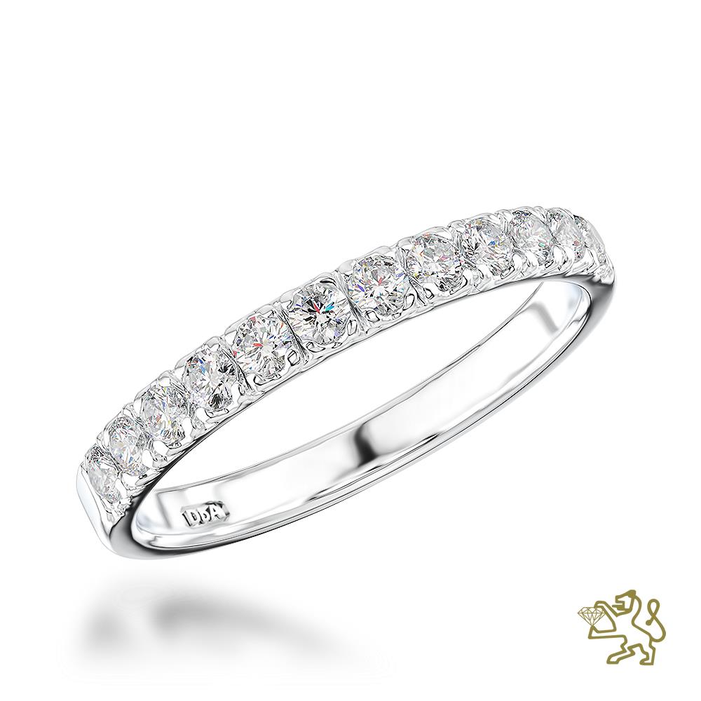 Skye Eternity Bridal 0.33ct Diamond Platinum Eternity Ring - Michael Jones Jeweller