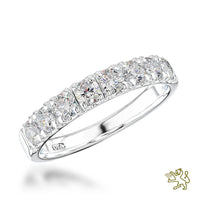 Skye Eternity Bridal 0.74ct Diamond Platinum Eternity Ring - Michael Jones Jeweller