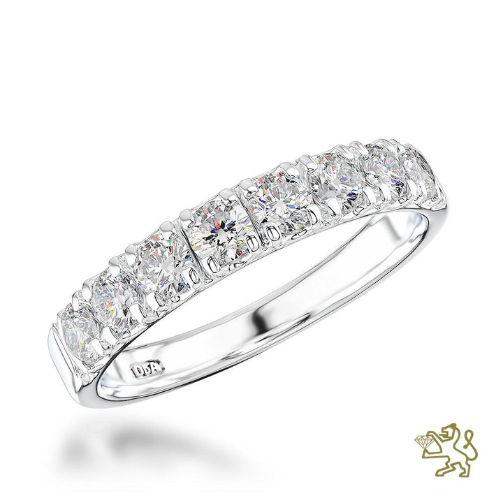 Skye Eternity Bridal 0.74ct Diamond Platinum Eternity Ring