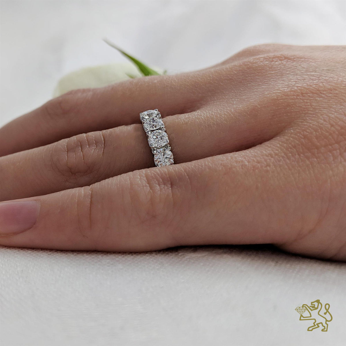 Skye Eternity Bridal 1.13ct Diamond Platinum Eternity Ring - Michael Jones Jeweller