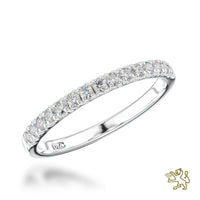 Skye Eternity Bridal 0.22ct Diamond Platinum Eternity Ring - Michael Jones Jeweller