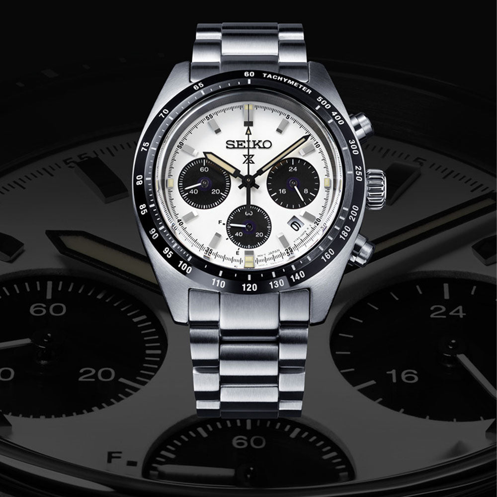 Seiko Prospex 1969 Re-Creation Solar Speedtimer 39mm Chronograph Watch SSC813 - Michael Jones Jeweller