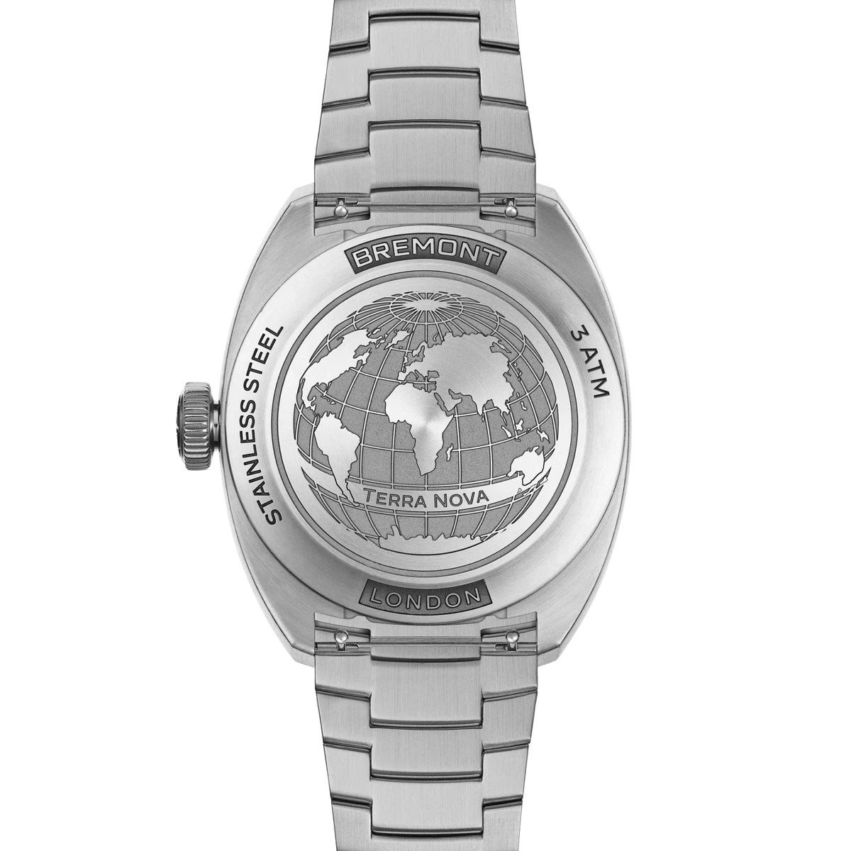 Bremont Terra Nova Jumping Hour 38mm Automatic Watch TN38-JH-SS-CC-B - Michael Jones Jeweller