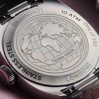 Bremont Terra Nova 38mm Limited Edition Pink Automatic Watch TN38-ND-SS-PK-B