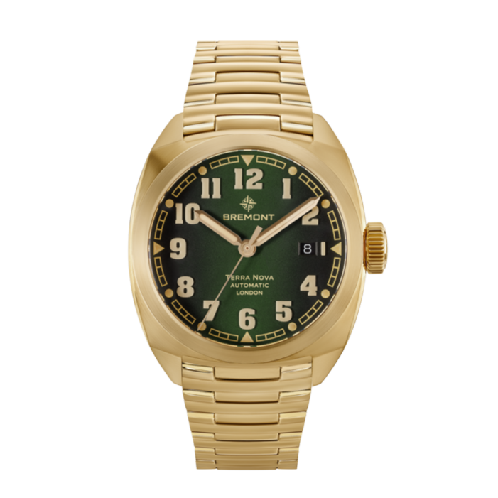 Bremont Terra Nova Bronze 40.5mm Automatic Watch TN40-DT-BZ-GN-B - Michael Jones Jeweller