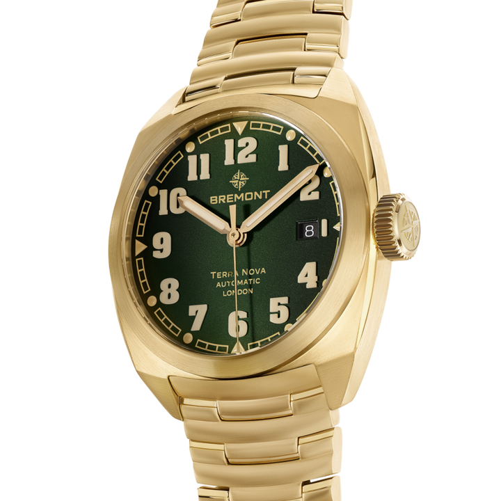 Bremont Terra Nova Bronze 40.5mm Automatic Watch TN40-DT-BZ-GN-B - Michael Jones Jeweller
