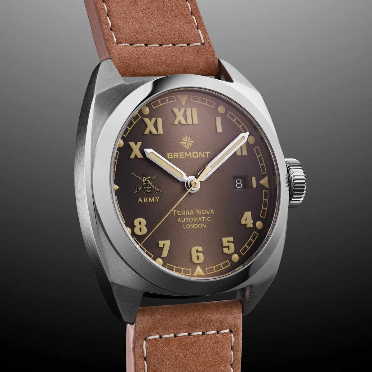 Bremont HMAF Terra Nova 40.5 Date Limited Edition Watch  TN40-DT-SS-HMAF-BR-L-S - Michael Jones Jeweller