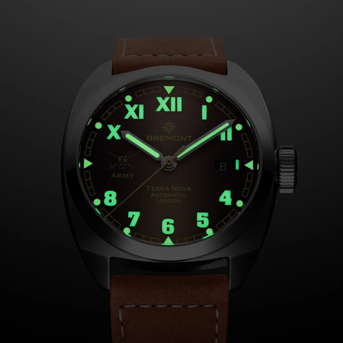 Bremont HMAF Terra Nova 40.5 Date Limited Edition Watch  TN40-DT-SS-HMAF-BR-L-S - Michael Jones Jeweller