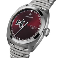Bremont Terra Nova Jumping Hour 40.5mm Burgundy Automatic Watch TN40-JH-SS-BG-B