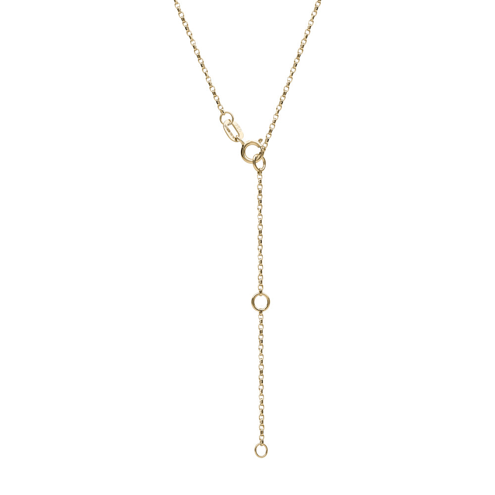 Yoko Trend Freshwater Pearl and Mini Diamond Motif 18ct Yellow Gold Pendant