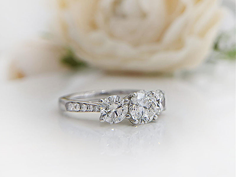 Three Stone Engagement Rings