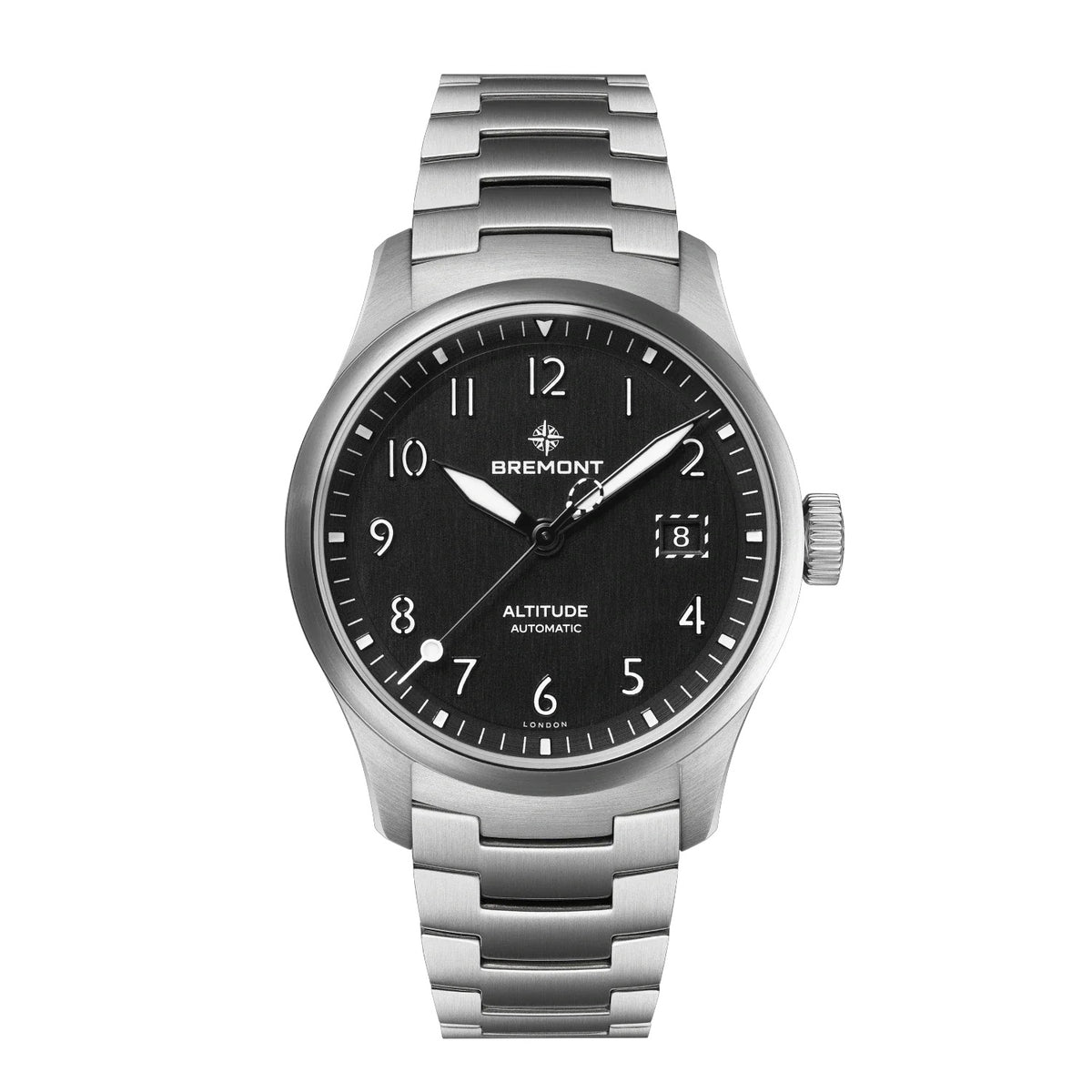 Bremont Altitude 39 Date Automatic Watch ALT39-DT-SS-BK-B - Michael Jones Jeweller