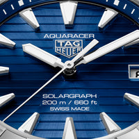 TAG Heuer Aquaracer Professional 200 Solargraph Solar Quartz Watch WBP1117.BA0047