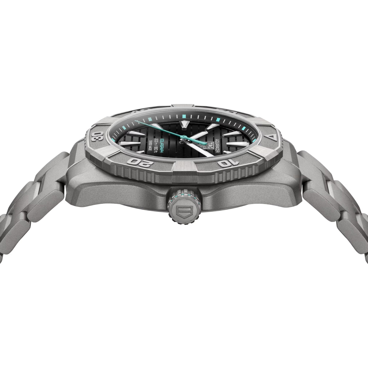 TAG Heuer Aquaracer Professional 200 Solargraph Titanium Solar Quartz Watch WBP1184.BF0008 - Michael Jones Jeweller