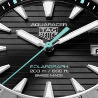 TAG Heuer Aquaracer Professional 200 Solargraph Titanium Solar Quartz Watch WBP1184.BF0008