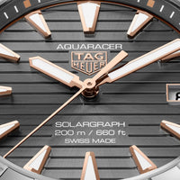 TAG Heuer Aquaracer Professional 200 Solargraph Titanium Solar Quartz Watch WBP1190.BZ0003