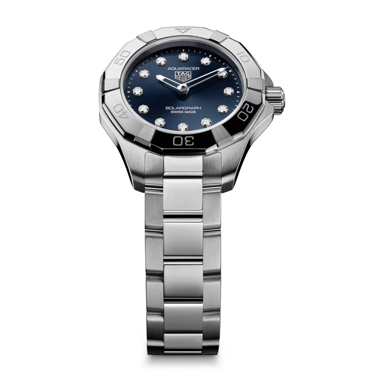 TAG Heuer Aquaracer Professional 100 Solargraph Solar Quartz Watch WBP141E.BA0049 - Michael Jones Jeweller