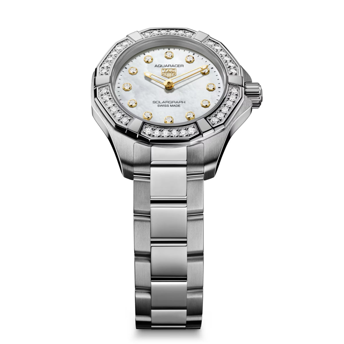 TAG Heuer Aquaracer Professional 100 Solargraph Solar Quartz Watch WBP141J.BA0049 - Michael Jones Jeweller