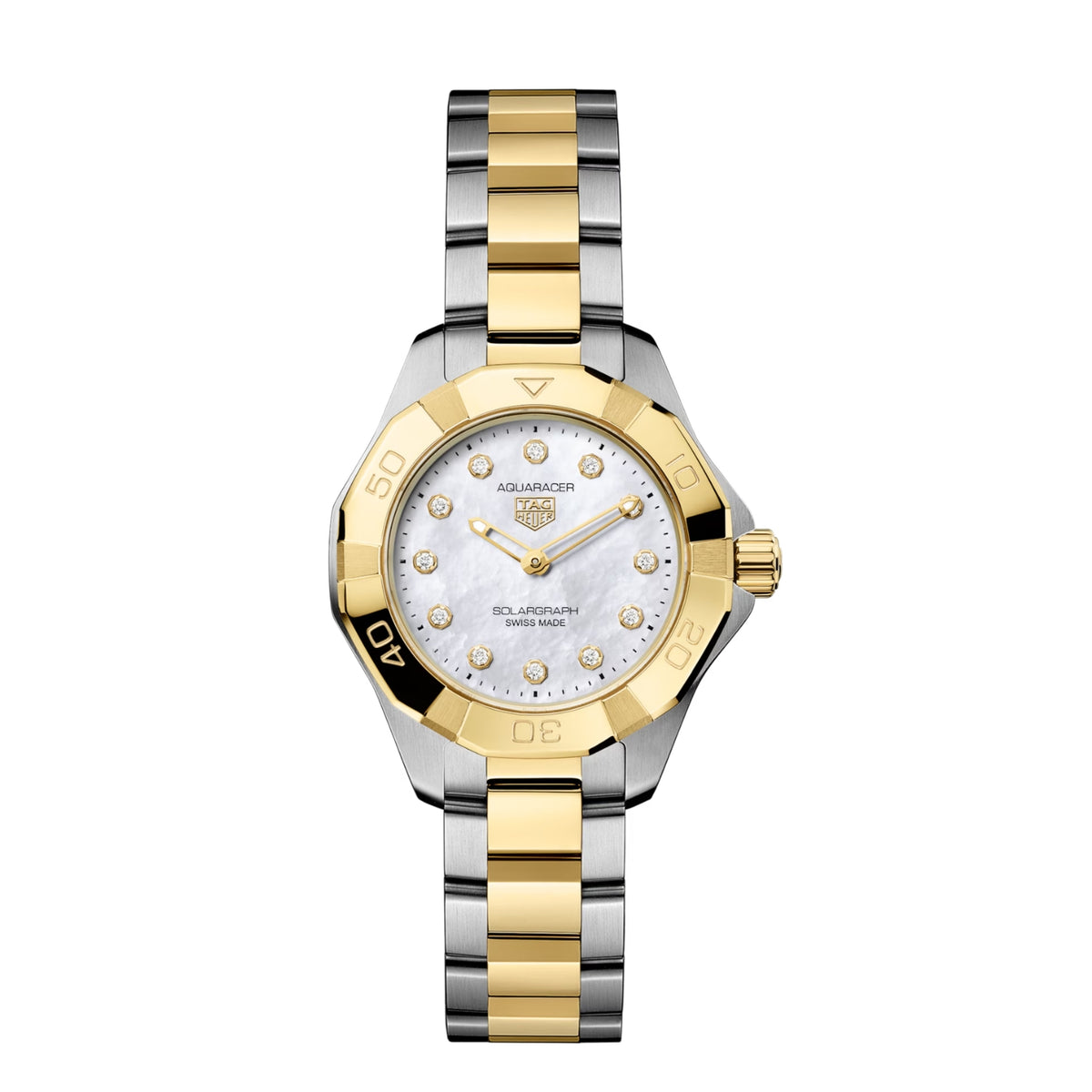 TAG Heuer Aquaracer Professional 100 Solargraph 28mm Solar Quartz Watch WBP1422.BB0006 - Michael Jones Jeweller