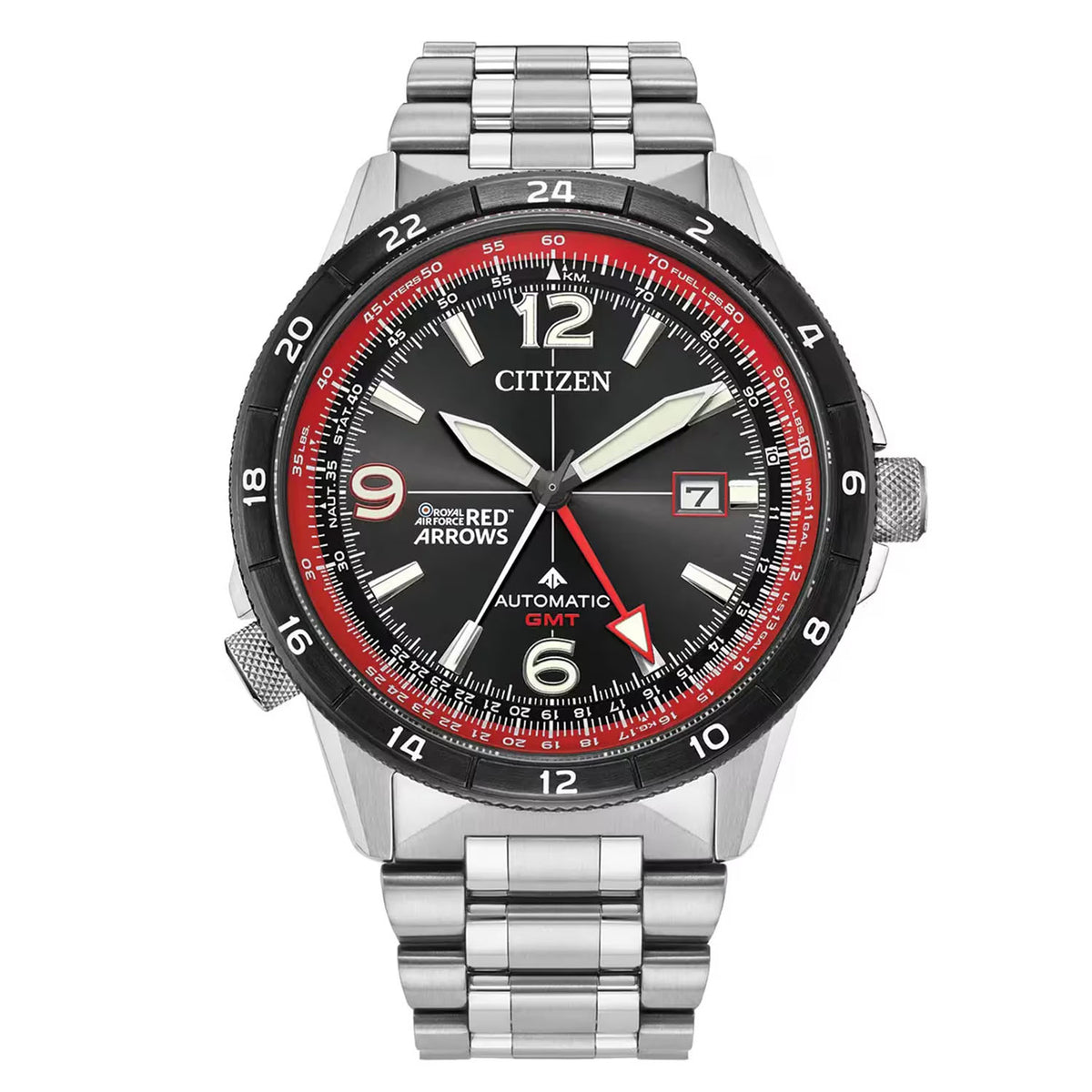Citizen Automatic GMT Red Arrows Limited Edition 45mm Mens Watch NB6048-53E - Michael Jones Jeweller