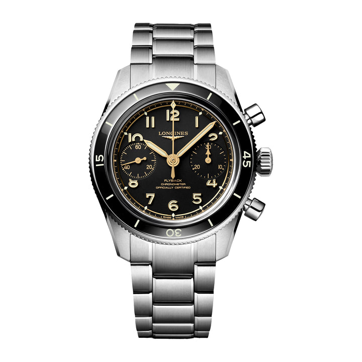 Longines SPIRIT PILOT FLYBACK 39.5mm Automatic Watch L37214536 - Michael Jones Jeweller