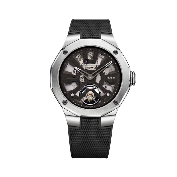 Baume & Mercier Riveria Skeleton Automatic Watch 10721