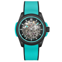 Norqain Wild One Skeleton 42mm Turquoise Automatic Watch N3000.07Q27.B07