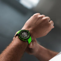 Norqain Wild One Skeleton 42mm Gecko Automatic Watch N3000.07Q20.B14.R01