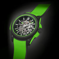 Norqain Wild One Skeleton 42mm Gecko Automatic Watch N3000.07Q20.B14.R01