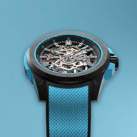 Norqain Wild One Skeleton 39mm Sky Blue Automatic Watch N3001.07Q02.B02.R01