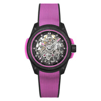 Norqain Wild One Skeleton 39mm Hyper Pink Automatic Watch N3001.07Q04.B03.R01