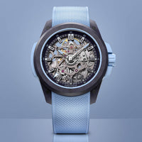 Norqain Wild One Skeleton 39mm Purple Ice Blue Automatic Watch N3001.07Q05.P01.R01