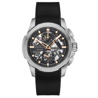 Norqain Independence Skeleton 42mm Stainless Steel Chrono Automatic Watch N3200.40S01.B01.R01