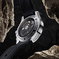 Norqain Independence Skeleton 42mm Stainless Steel Chrono Automatic Watch N3200.40S01.B01.R01