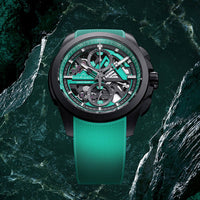 Norqain Independence Skeleton 42mm Jade Green Chrono Limited Edition Automatic Watch N3200.40T02.J01.R01