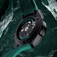 Norqain Independence Skeleton 42mm Jade Green Chrono Limited Edition Automatic Watch N3200.40T02.J01.R01