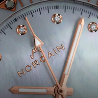 NORQAIN Adventure Sport 37mm White Diamond  Automatic Watch N1800.08S08.W01.R03