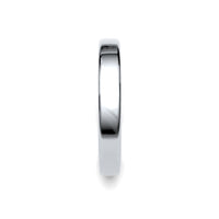 2.5mm Platinum Soft Court Wedding Ring