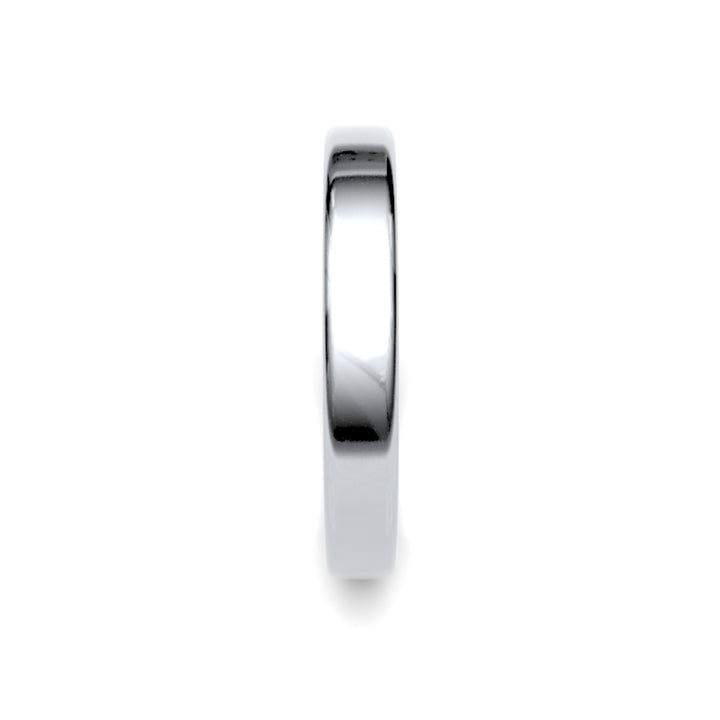 2.5mm Platinum Soft Court Wedding Ring